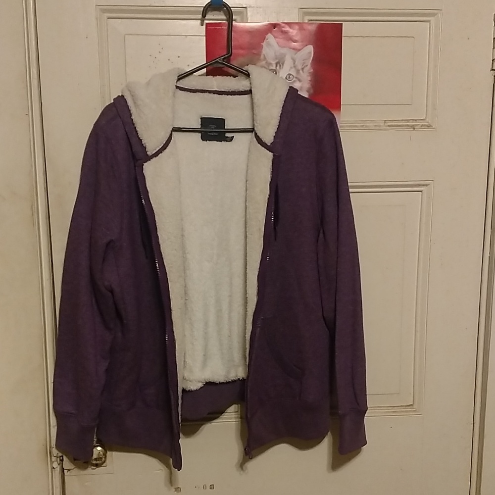 Faded Glory lined Hoodie - Purple